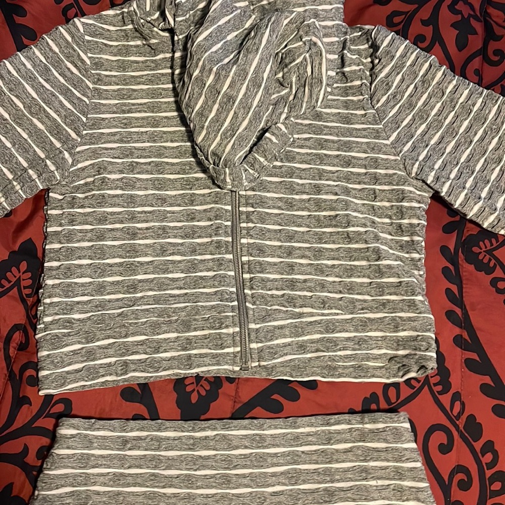 Matching sweat suit